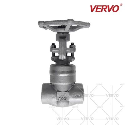 1/2 Inch Socket Welded Solid Wedge Gate Valve 800 LB Metal Seat Asme B1.20.1